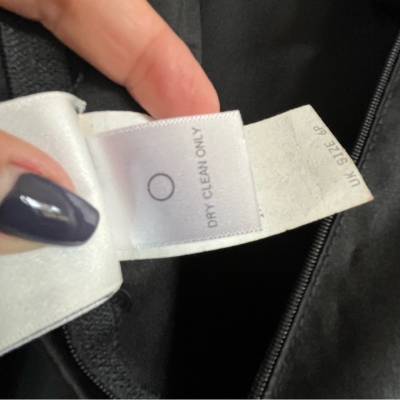 VTG Tadashi Shoji Black Elegant Formal Evening Trumpet Fishtail Maxi Skirt SZ 4P - Picture 13 of 15